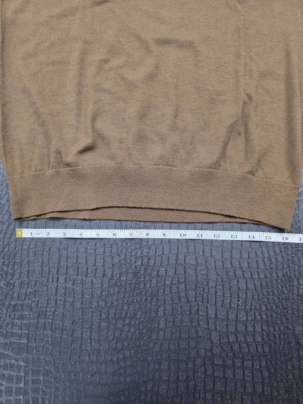 Banana Republic By Baruffa Italian Merino Wool Sweater Brown Size Large